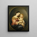 La Vierge à l'Enfant - Bartolomé Esteban Murillo — inramlat konstverk på väggen