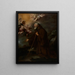 La vision de saint François de Paule - Bartolomé Esteban Murillo — inramlat konstverk på väggen