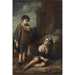 Reproduktion av målningen av två lantpojkar - Bartolomé Esteban Murillo