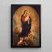 Vierge et Enfant en gloire - Bartolomé Esteban Murillo — inramlat konstverk på väggen
