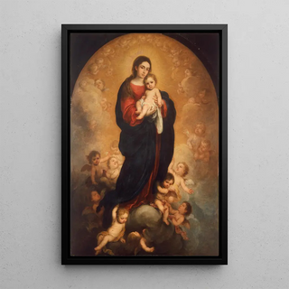Bartolom Estebn Murillo - Virgin And Child In Glory.webp