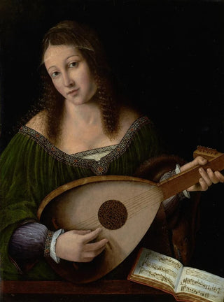 Bartolomeo Veneto - Lady Playing a Lute.webp