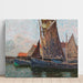 Reproduktion av målningen Bateaux à voile - Alfred Zoff