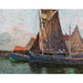 Reproduktion av målningen Bateaux à voile - Alfred Zoff