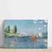 Reproduktion av målningen Bateaux rouges, Argenteuil av Claude Monet