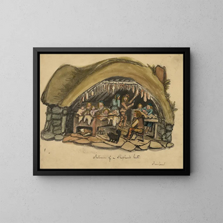 Bayard Taylor - Interior of a shepherds hut Iceland.webp
