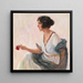 Skönhet - Eduard Veith — inramlat konstverk på väggen