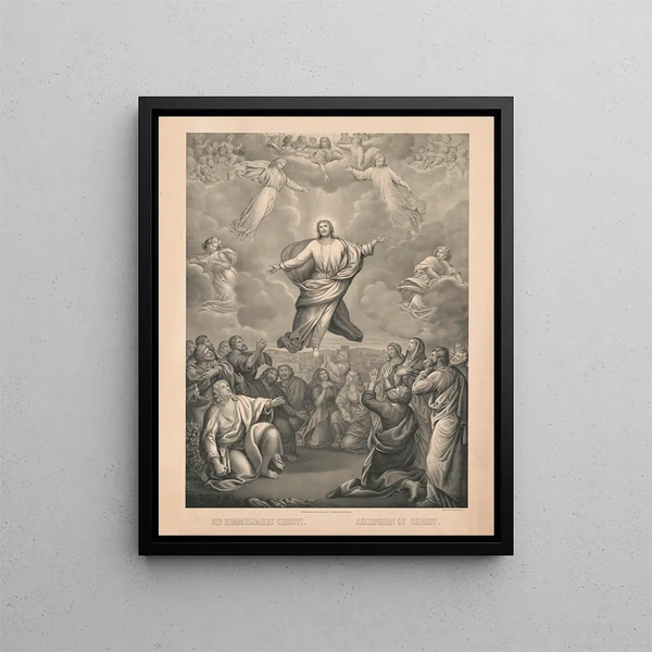 Ascension du Christ - Beck Pauli Lith — inramlat konstverk på väggen