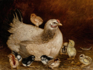 Ben Austrian - Mother Hen and Chicks.webp