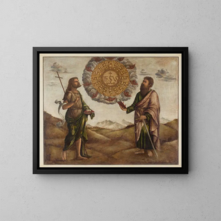 Benedetto Carpaccio - Adorazione del nome di Ges tra San Giovanni Battista e San Paolo.webp
