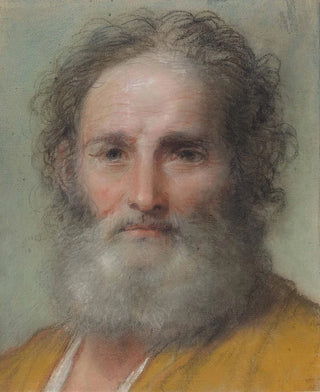 Benedetto Luti - Head of a Bearded Man.webp