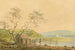 Vue depuis le quai des paquebots à Frenchtown, regardant vers Elk Creek - Benjamin Henry Latrobe — vy av konstverket