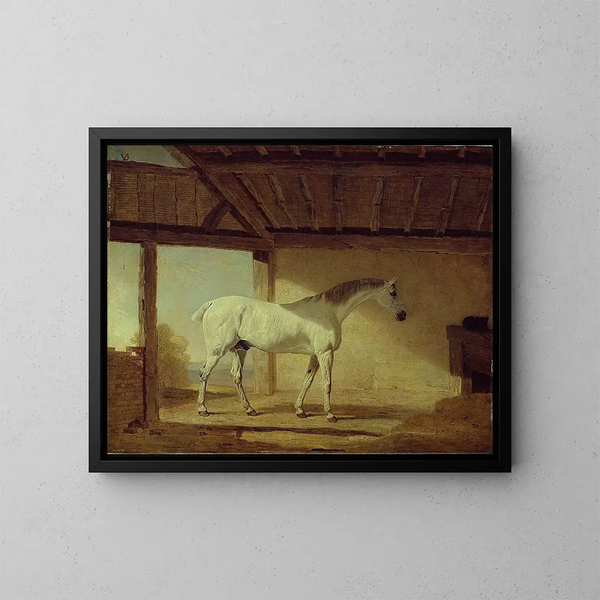 Le cheval du comte de Coventry - Benjamin Marshall — inramlat konstverk på väggen