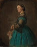 Portrait av konstnärens maka Bertha Vautier - Benjamin Vautier — vy av konstverket