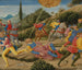 La conversion de saint Paul - Benozzo Gozzoli — vy av konstverket