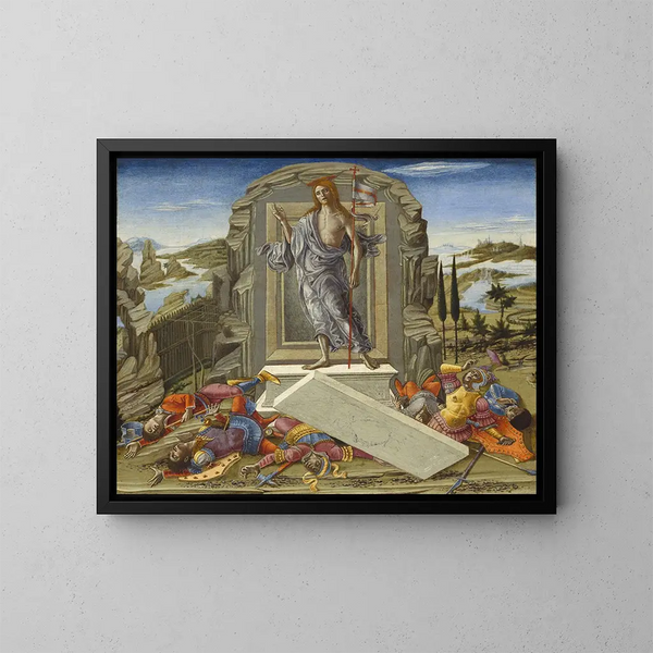 La Résurrection - Benvenuto di Giovanni — inramlat konstverk på väggen
