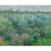 Reproduktion av målningen Berges de la Seine nära Vétheuil - Claude Monet