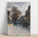 Reproduktion av målningen Berliner Straßenszene im Herbst av Lesser Ury