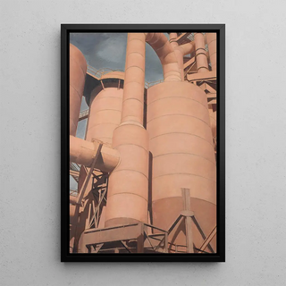 Bernard Boutet de Monvel - South Works Steel Mill in Chicago Illinois.webp