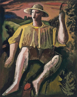 Bernard Meninsky - Seated Shepherd.webp