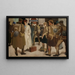 Gare Victoria, District Railway - Bernard Meninsky — inramlat konstverk på väggen