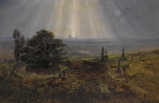 Bernard Walter Evans - London From Highgate St Pauls Cathedral Beyond.webp