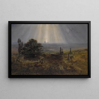 Bernard Walter Evans - London From Highgate St Pauls Cathedral Beyond.webp