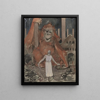 Bernard Willem Wierink - Ridder en reuzenaap.webp