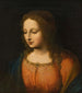 Porträtt av en kvinna - Bernardino Luini — vy av konstverket