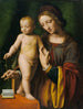 La Vierge à l'Enfant avec une Colombine - Bernardino Luini — vy av konstverket