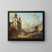 kyrkan Sainte-Croix i Warszawa - Bernardo Bellotto — inramlat konstverk på väggen