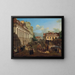 Rue Miodowa i Warszawa - Bernardo Bellotto — inramlat konstverk på väggen
