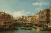 Venise Le Grand Canal med Rialto-bron sett från söder - Bernardo Bellotto — vy av konstverket