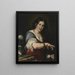 Bérénice - Bernardo Strozzi — inramlat konstverk på väggen