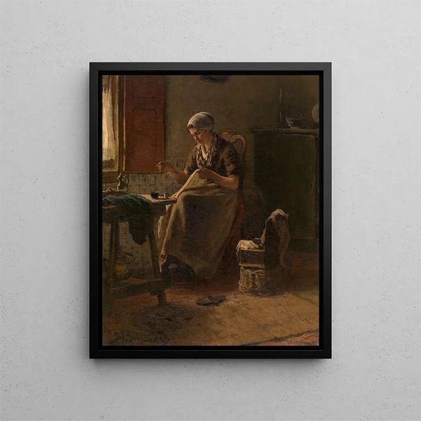 inomhus - Bernardus Johannes Blommers — inramlat konstverk på väggen