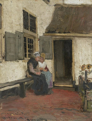 Bernardus Johannes Blommers - Neighborly Gossip.webp