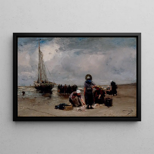 Bord de mer - Bernardus Johannes Blommers — inramlat konstverk på väggen