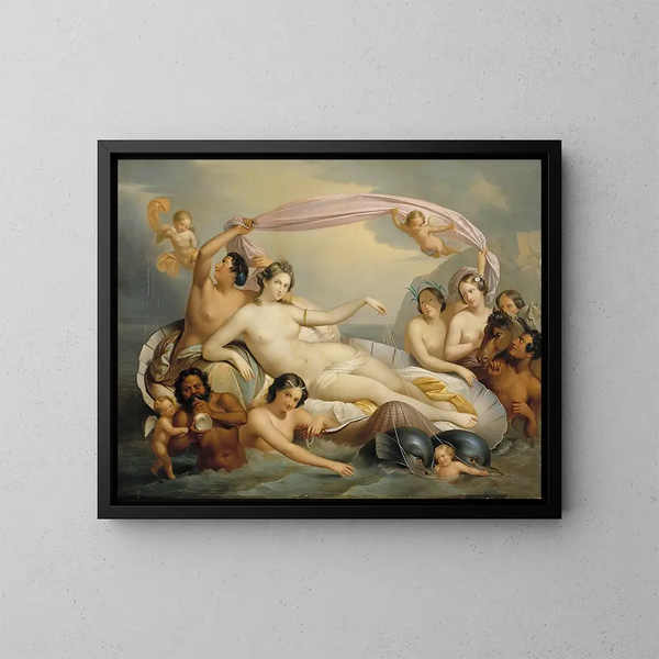 Le Triomphe de Galatée - Berndt Abraham Godenhjelm — inramlat konstverk på väggen