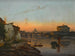 Vue de la basilique Saint-Pierre et du château Saint-Ange, Rome - Bernhard Karl Mackeldey — vy av konstverket