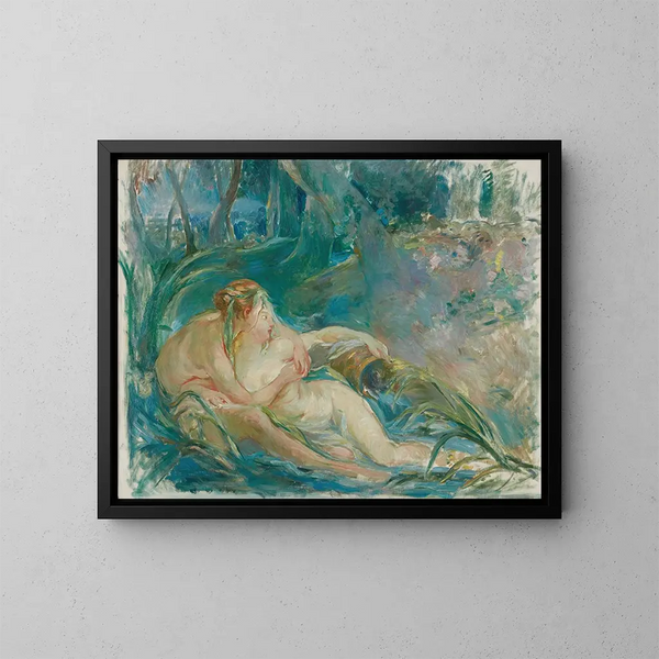Apollon som avslöjar sin gudomlighet för herden - Berthe Morisot — inramlat konstverk på väggen