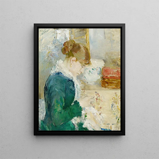 Berthe Morisot - Femme cousant Woman Sewing.webp