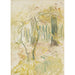 Skogsbryn - Berthe Morisot — vy av konstverket