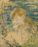 La fille blonde - Berthe Morisot — vy av konstverket