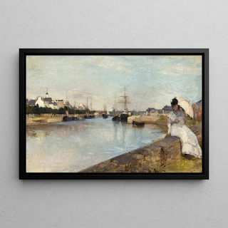 Berthe Morisot - The Harbor at Lorient.webp