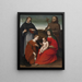 Vierge à l'Enfant avec des saints - Biagio Pupini — inramlat konstverk på väggen