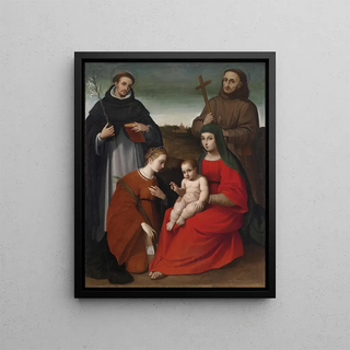 Biagio Pupini - Madonna And Child With Saints.webp