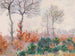 i snittad trä i höst - Blanche Hoschedé-Monet — vy av konstverket