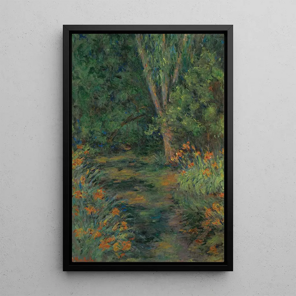 Reproduktion av målningen Blommor i trädgården - Blanche Hoschedé-Monet