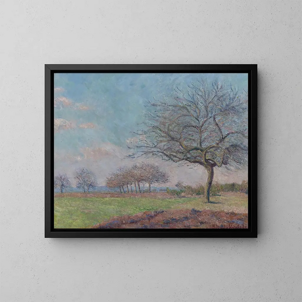 Giverny - Blanche Hoschedé-Monet — inramlat konstverk på väggen