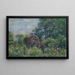 La roseraie Giverny maison de Monet - Blanche Hoschedé-Monet — inramlat konstverk på väggen